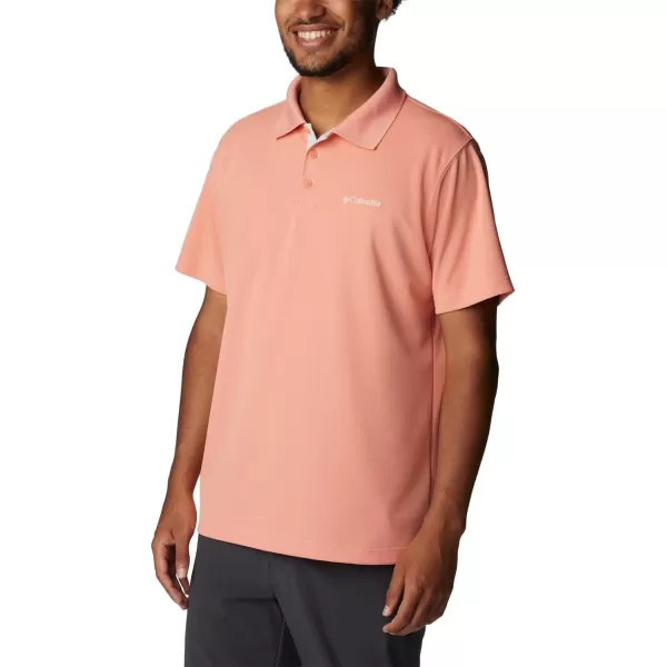 Columbia Mens Utilizer PoloSummer Peach