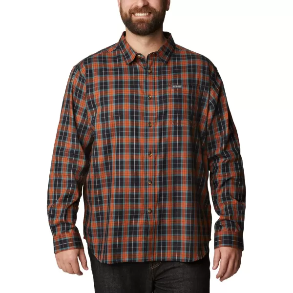 Columbia Mens Vapor Ridge Iii Long Sleeve ShirtBlack Balanced Tartan