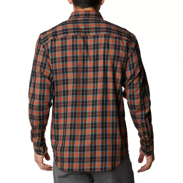 Columbia Mens Vapor Ridge Iii Long Sleeve ShirtBlack Balanced Tartan