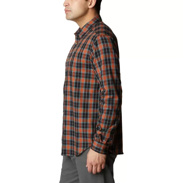 Columbia Mens Vapor Ridge Iii Long Sleeve ShirtBlack Balanced Tartan