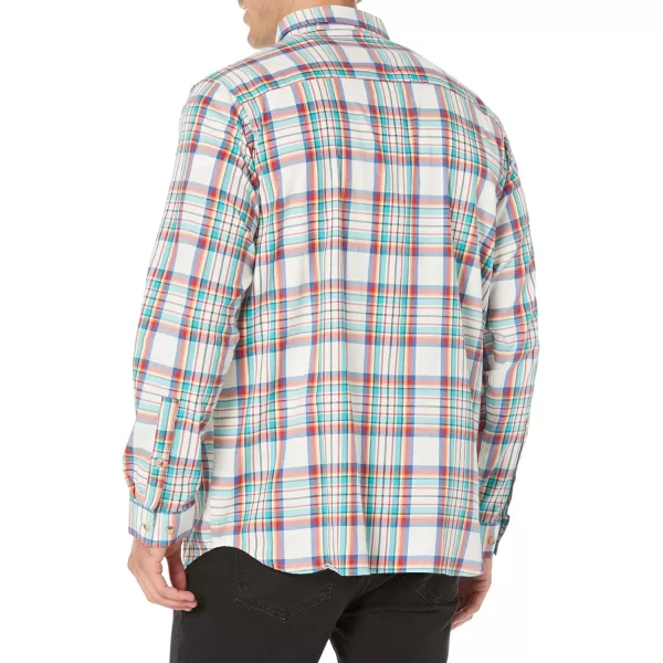 Columbia Mens Vapor Ridge Iii Long Sleeve ShirtBright Aqua Csc Tartan