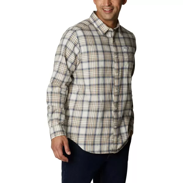 Columbia Mens Vapor Ridge Iii Long Sleeve ShirtChalk Cs Tartan