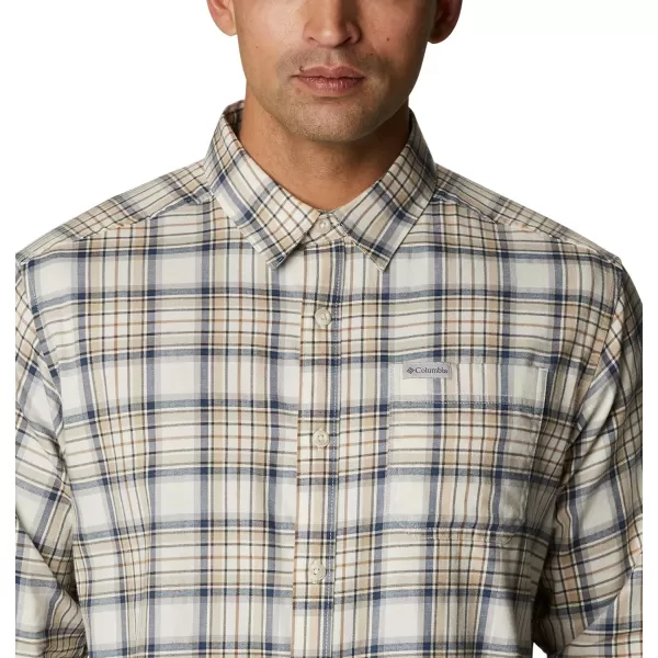 Columbia Mens Vapor Ridge Iii Long Sleeve ShirtChalk Cs Tartan