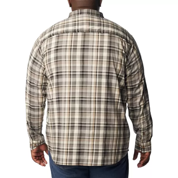 Columbia Mens Vapor Ridge Iii Long Sleeve ShirtCity Grey Bright Bold Plaid