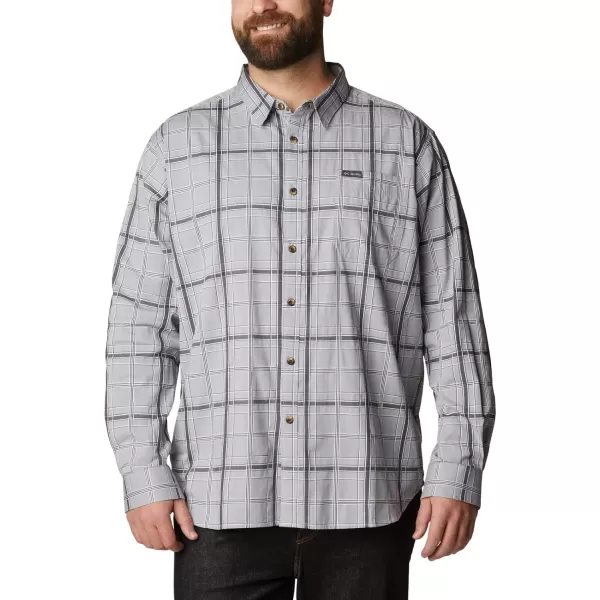 Columbia Mens Vapor Ridge Iii Long Sleeve ShirtColumbia Grey Tartan