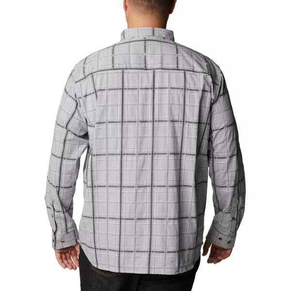 Columbia Mens Vapor Ridge Iii Long Sleeve ShirtColumbia Grey Tartan