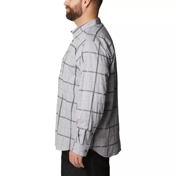 Columbia Mens Vapor Ridge Iii Long Sleeve ShirtColumbia Grey Tartan