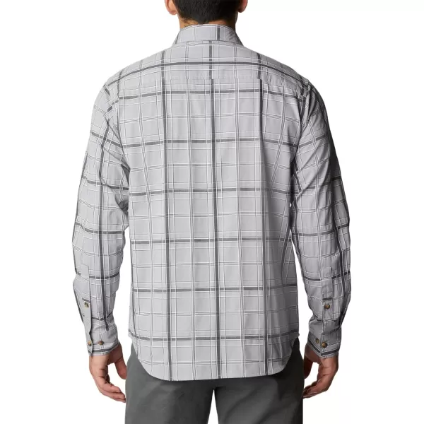 Columbia Mens Vapor Ridge Iii Long Sleeve ShirtColumbia Grey Tartan