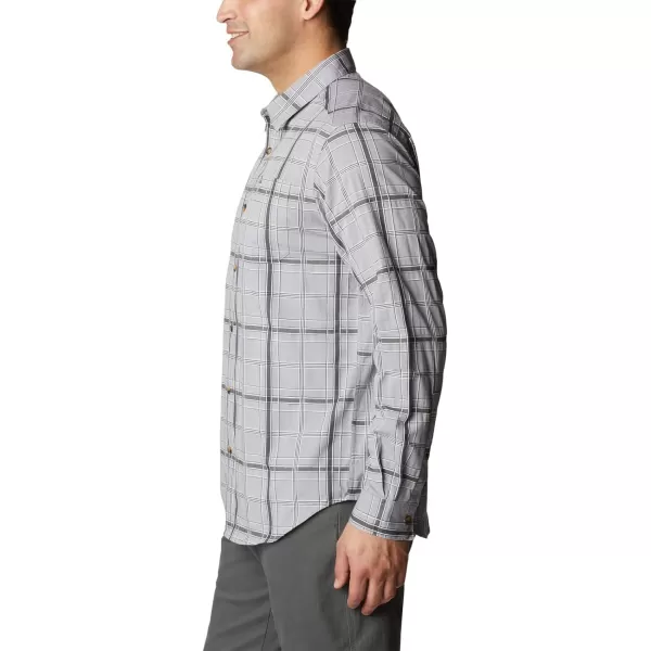 Columbia Mens Vapor Ridge Iii Long Sleeve ShirtColumbia Grey Tartan