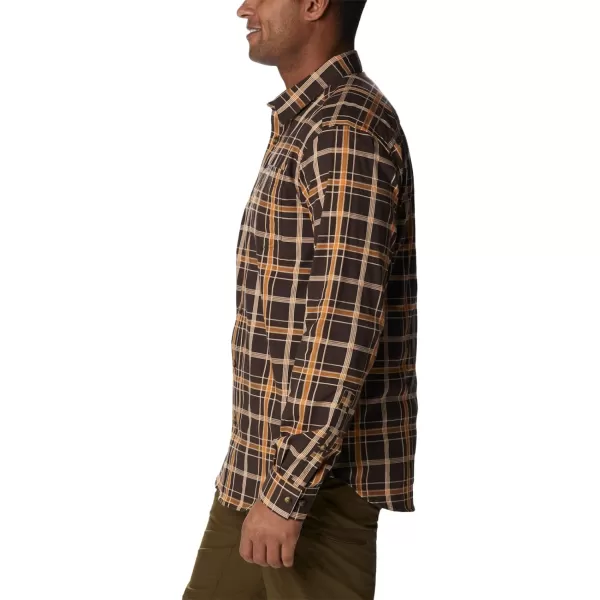 Columbia Mens Vapor Ridge Iii Long Sleeve ShirtCordovan Tartan