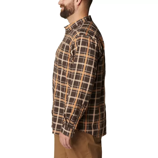 Columbia Mens Vapor Ridge Iii Long Sleeve ShirtCordovan Tartan