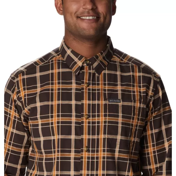 Columbia Mens Vapor Ridge Iii Long Sleeve ShirtCordovan Tartan