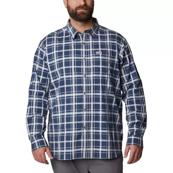 Columbia Mens Vapor Ridge Iii Long Sleeve ShirtDark Mountain Tartan