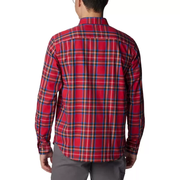 Columbia Mens Vapor Ridge Iii Long Sleeve ShirtMountain Red Csc Tartan