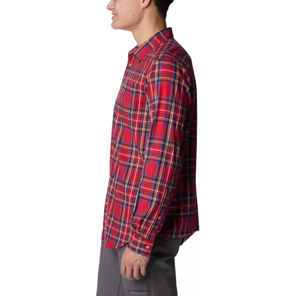 Columbia Mens Vapor Ridge Iii Long Sleeve ShirtMountain Red Csc Tartan