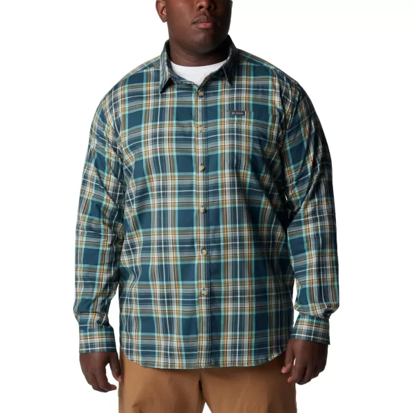 Columbia Mens Vapor Ridge Iii Long Sleeve ShirtNight Wave Csc Tartan