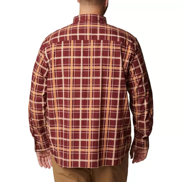 Columbia Mens Vapor Ridge Iii Long Sleeve ShirtRed Jasper Tartan