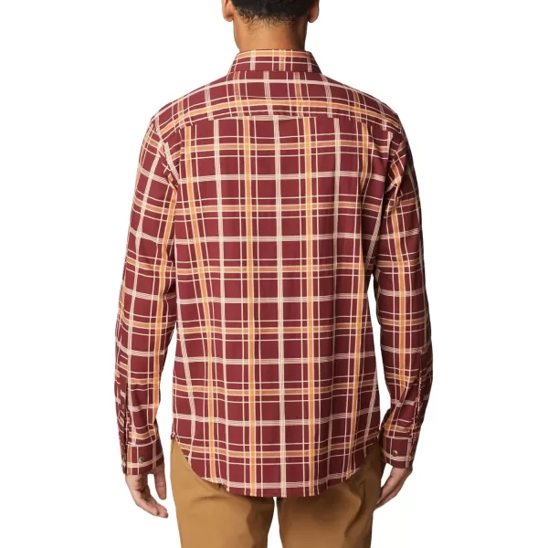 Columbia Mens Vapor Ridge Iii Long Sleeve ShirtRed Jasper Tartan