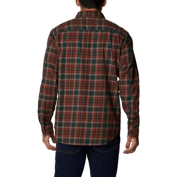 Columbia Mens Vapor Ridge Iii Long Sleeve ShirtSpruce Cs Tartan