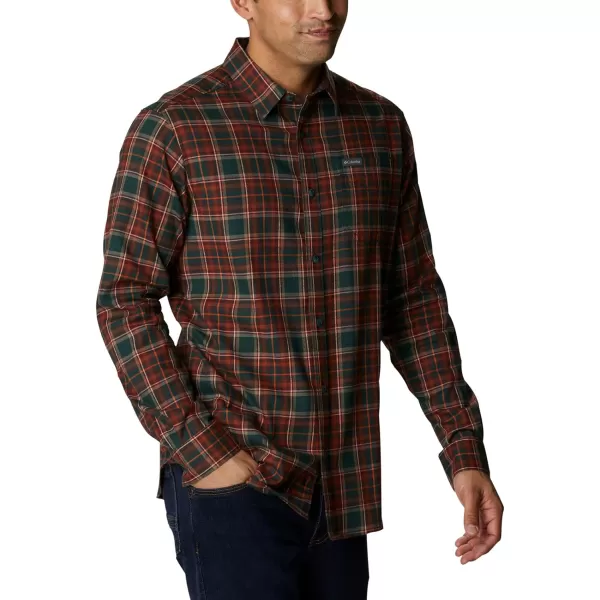 Columbia Mens Vapor Ridge Iii Long Sleeve ShirtSpruce Cs Tartan