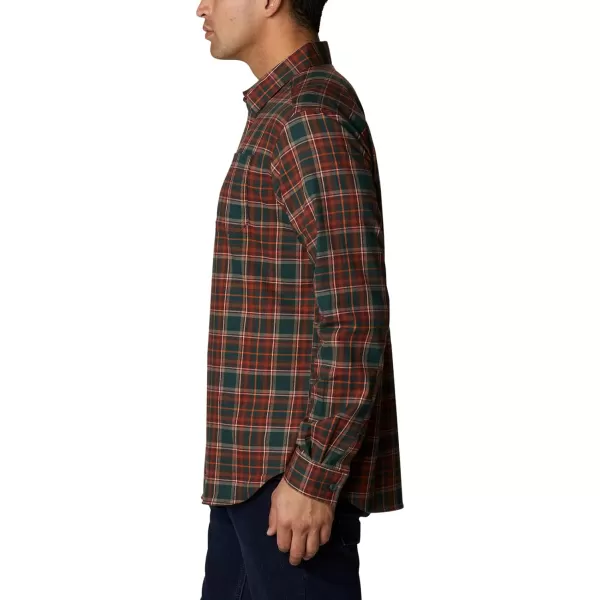 Columbia Mens Vapor Ridge Iii Long Sleeve ShirtSpruce Cs Tartan