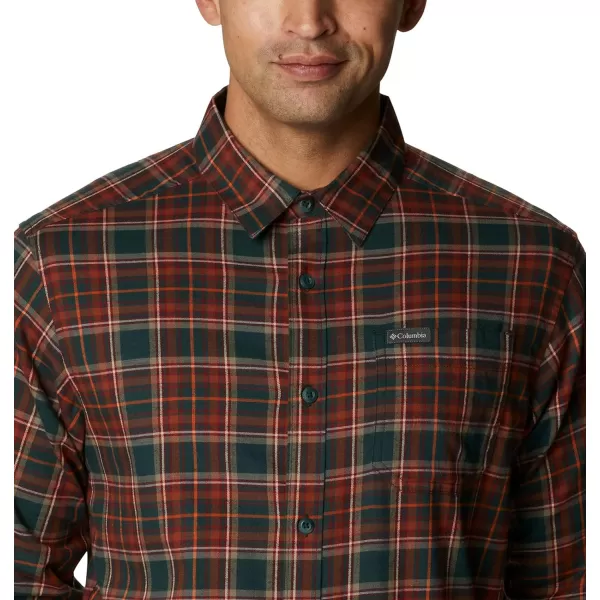 Columbia Mens Vapor Ridge Iii Long Sleeve ShirtSpruce Cs Tartan