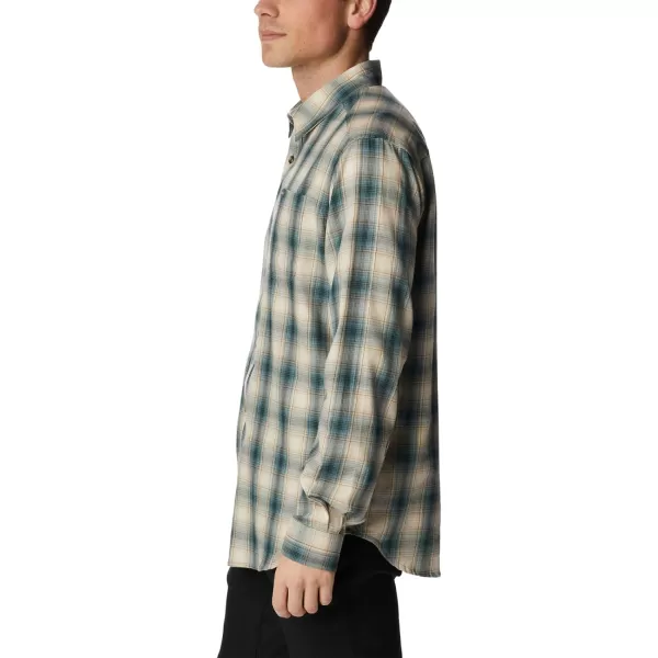 Columbia Mens Vapor Ridge Iii Long Sleeve ShirtSpruce Small Ombre