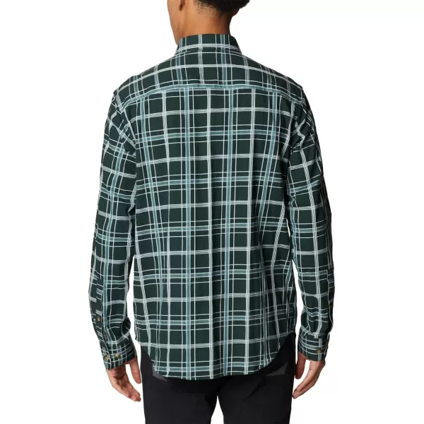 Columbia Mens Vapor Ridge Iii Long Sleeve ShirtSpruce Tartan