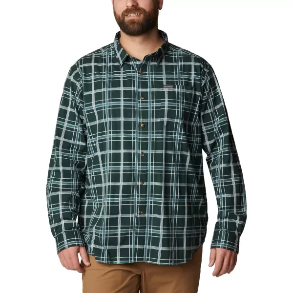 Columbia Mens Vapor Ridge Iii Long Sleeve ShirtSpruce Tartan