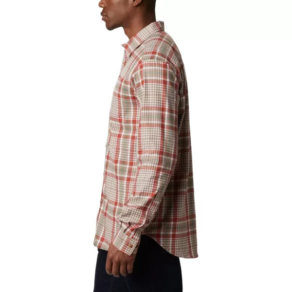 Columbia Mens Vapor Ridge Iii Long Sleeve ShirtTusk Multi Plaid