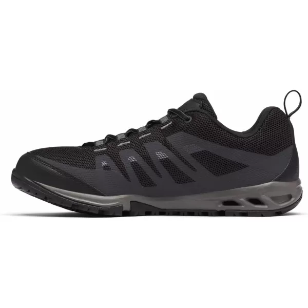 Columbia Mens Vapor Vent Fashion SneakerBlackWhite