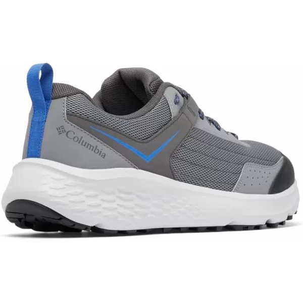 Columbia Mens Vertisol Trail Hiking ShoeTitanium Grey SteelVivid Blue