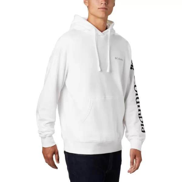 Columbia Mens Viewmont Ii Sleeve Graphic HoodieWhite