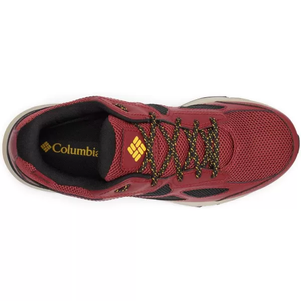 Columbia Mens Vitesse Fasttrack Waterproof Hiking ShoeRed JasperBright Gold