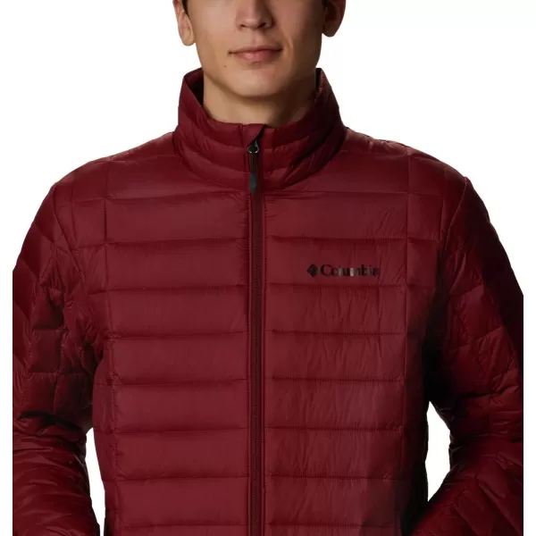 Columbia Mens Voodoo Falls 590 TurboDown JacketRed Jasper