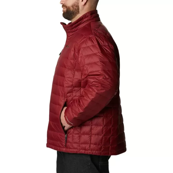 Columbia Mens Voodoo Falls 590 TurboDown JacketRed Jasper