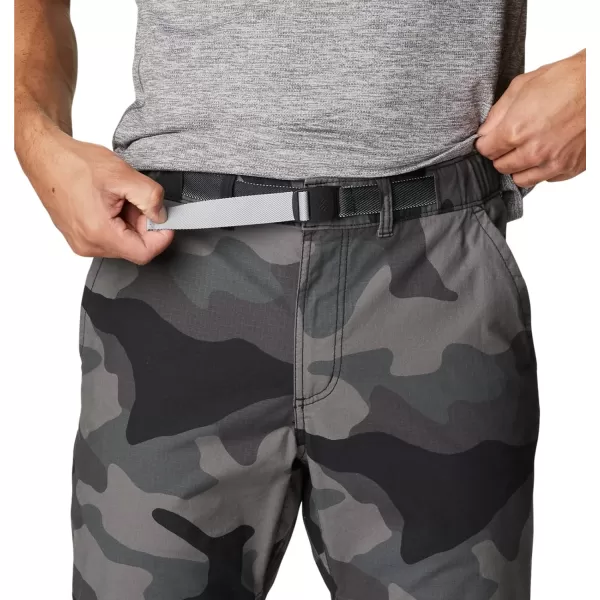 Columbia Mens Wallowa Belted PantBlack Mod Camo