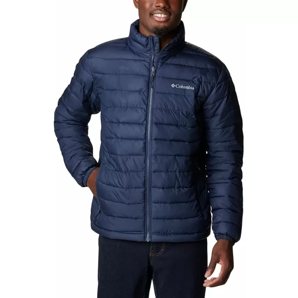 Columbia Mens Wallowa Park Interchange JacketAncient FossilStone GreenCollegiate Navy