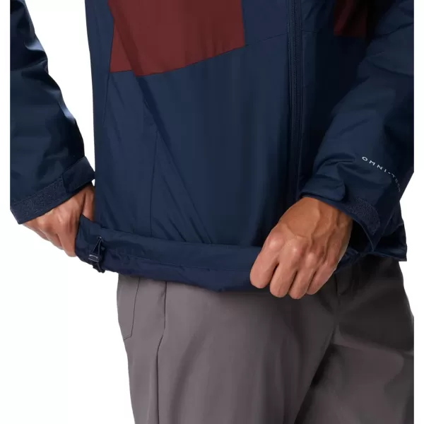 Columbia Mens Wallowa Park Interchange JacketCollegiate NavyElderberry