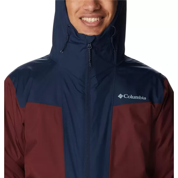 Columbia Mens Wallowa Park Interchange JacketCollegiate NavyElderberry