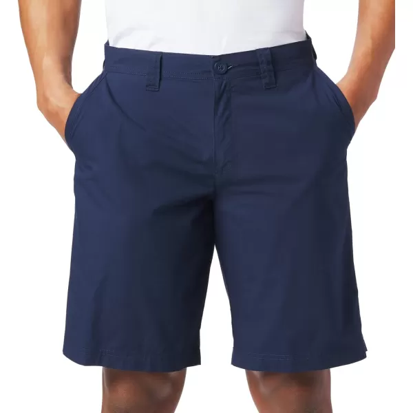 Columbia Mens Washed Out Short Cotton Classic FitClassic Collegiate Navy