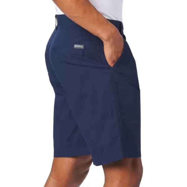 Columbia Mens Washed Out Short Cotton Classic FitClassic Collegiate Navy