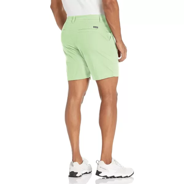 Columbia Mens Washed Out Short Cotton Classic FitClassic Ice Green