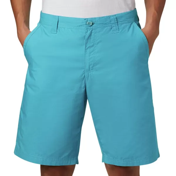 Columbia Mens Washed Out Short Cotton Classic FitClear Water