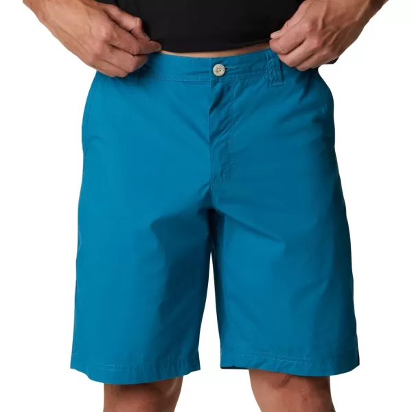 Columbia Mens Washed Out Short Cotton Classic FitDeep Marine