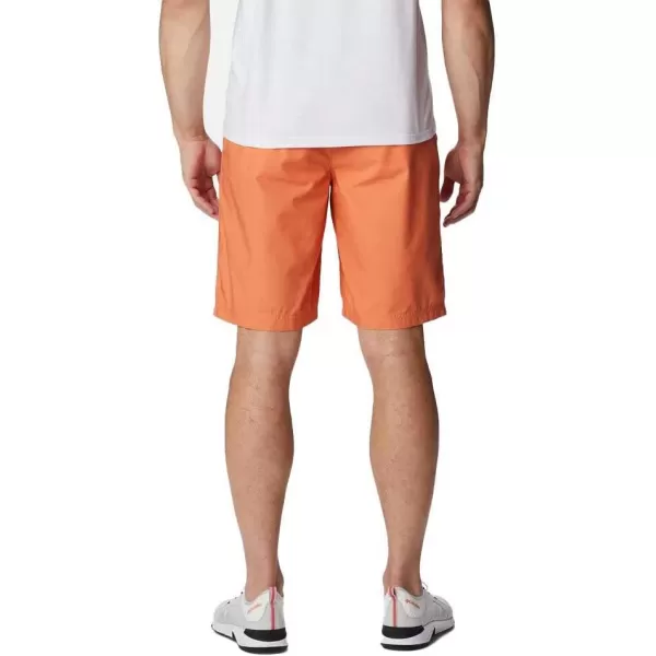 Columbia Mens Washed Out Short Cotton Classic FitDesert Orange