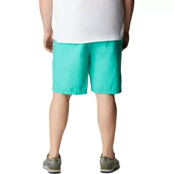 Columbia Mens Washed Out Short Cotton Classic FitElectric Turquoise