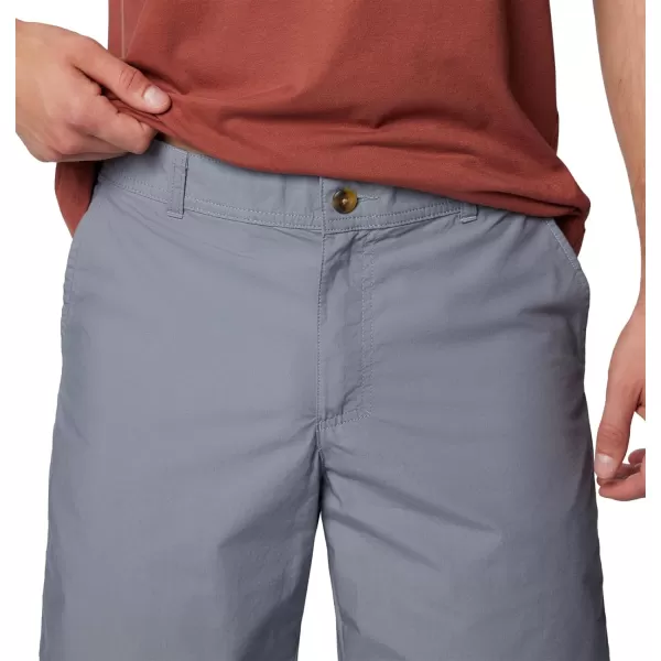 Columbia Mens Washed Out Short Cotton Classic FitGrey Ash