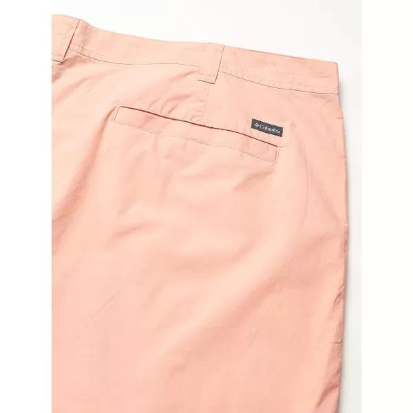 Columbia Mens Washed Out Short Cotton Classic FitLight Coral