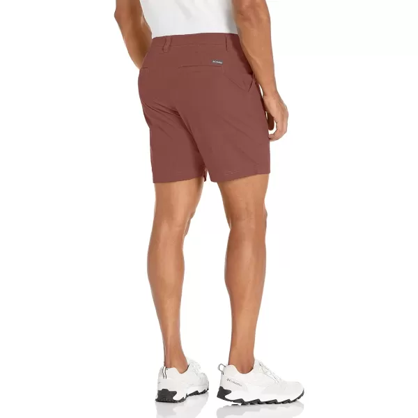 Columbia Mens Washed Out Short Cotton Classic FitLight Raisin